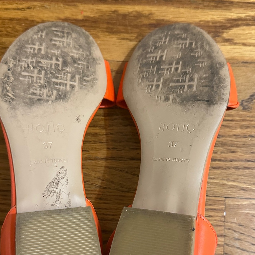 Hotiç Chic Vibrant Orange Sandals - Picture 7 of 9